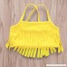 Sayolala Kids Baby Girl Swimsuit Sets Fruit Print Tassel Bikini Beach Bathing Swimwear with Hairband 0-2 Years Yellow B07QF2T23X